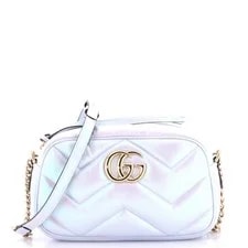 Gucci — Gucci GG Marmont Chevron Small — Handbag — resale