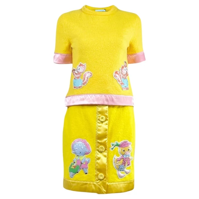 Jeremy Scott, Moschino Couture — Moschino Couture Jeremy Scott Ensemble — Designer Shoe — resale