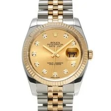 Rolex — Rolex Datejust 116233G Champagne/diamond 736100 — Watch — resale