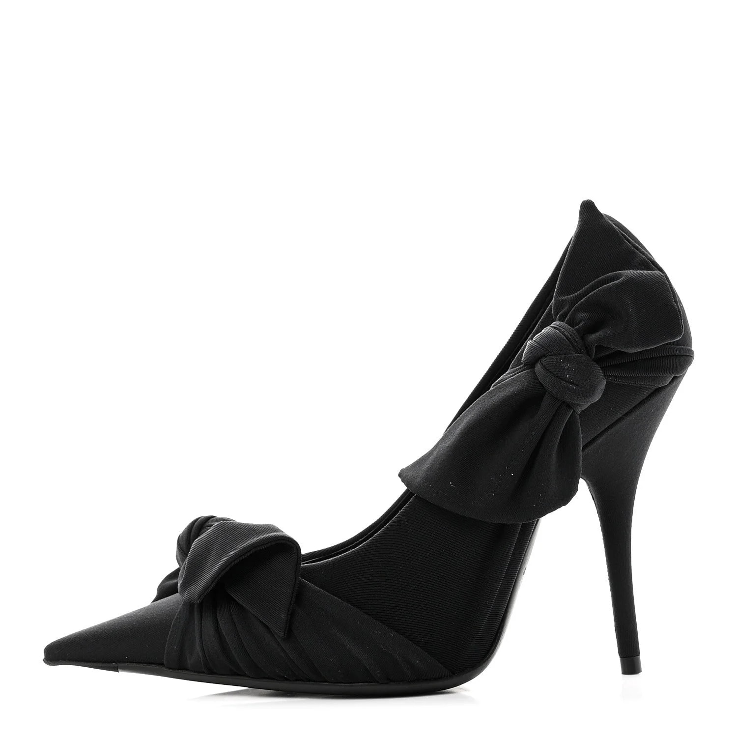 Balenciaga — Stretch Cupro Knife Knot 110mm 35 — Designer Shoe — resale