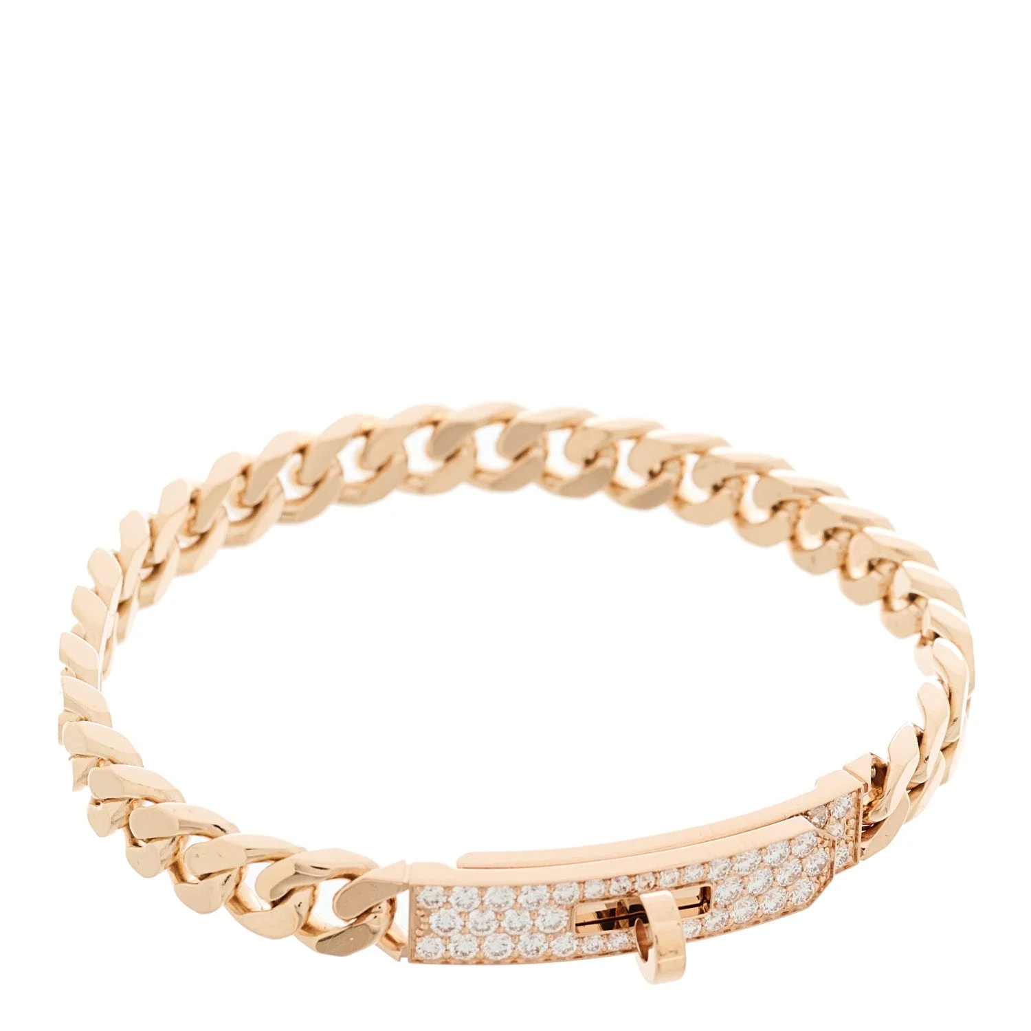 18K Rose Gold Kelly Gourmette ST