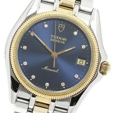 Tudor — Tudor 15733 Monarch Date 10P Diamond Quartz Good Condition 955385 Use — Watch — resale