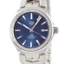 TAG Heuer — TAG Heuer Link WBC2113.BA0603 Stainless Steel Diamond 41mm Blue Dial #HDW910 — Watch — resale