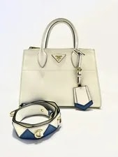 Prada — Prada City Greche Paradigme Satchel — Handbag — resale