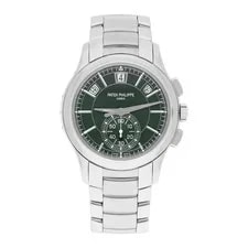 Patek Philippe — Patek Philippe Annual Calendar Complications 5905/1A-001 Green Dial Stainless... — Watch — resale