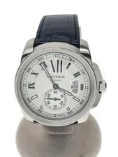 Cartier — Cartier Automatic Analog Leather WHT BLK W7100037 — Watch — resale