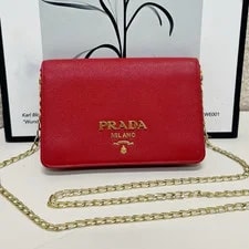 Prada — Prada Wallet on Chain Crossbody GHW — Handbag — resale