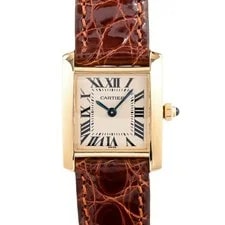 Cartier — Cartier Tank Francaise SM W5000256 Watches / White Quartz — Watch — resale
