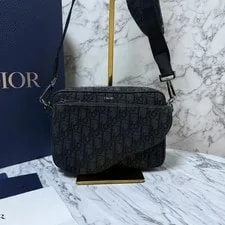 Dior — Dior Triple Saddle Crossbody Messenger From Japan — Handbag — resale