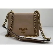 Prada — Prada Chain Flap Cipria # — Handbag — resale