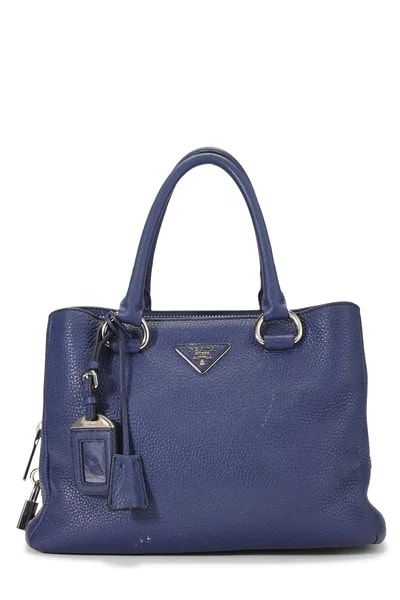 Prada — Vitello Daino Convertible Zip Small — Handbag — resale