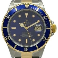 Rolex — Rolex Submariner 16613 40mm Gold Blue Dial Automatic OKW228 — Watch — resale