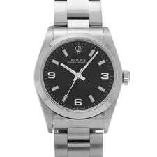 Rolex — Rolex Oyster Perpetual 77080 31mm Stainless Steel Black #WW2360 — Watch — resale