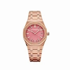 Audemars Piguet — Audemars Piguet Royal Oak 77450OR.OO.1361OR.01 '' Rose Gold Pink Dial — Watch — resale