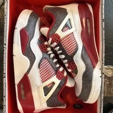 Jordan — Jordan Air 4 Retro Custom 1/1 Paint Job — Sneaker — resale