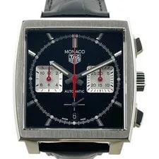 Tag Heuer — TAG Heuer Monaco Calibre Heuer 02 Chronograph CBL2113.FC6177 Black #OK987 — Watch — resale