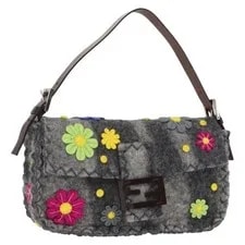 Fendi — Fendi Mamma Baguette Cotton Auth 161060 — Handbag — resale