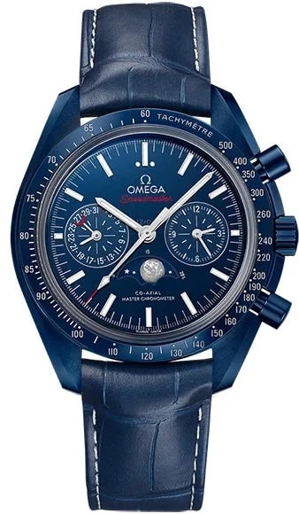 Worldofluxuryus — Omega Speedmaster Moonphase Blue Side of the Moon — Watch — resale