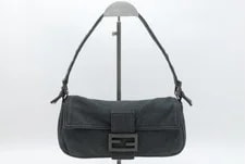 Fendi — Fendi Mamma Baguette Felt Cotton — Handbag — resale