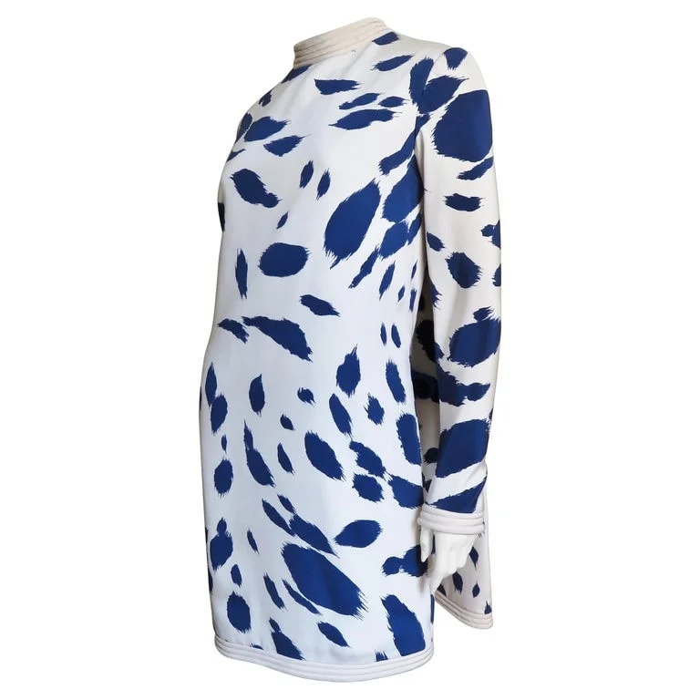 Pierre Cardin — Pierre Cardin Cape Back Dress 1960s — Clothing — resale