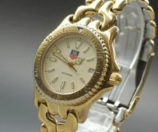 Tag Heuer — TAG Heuer S/el S94.706 M/E Gold Cream Dial 37mm Qz Japan — Watch — resale