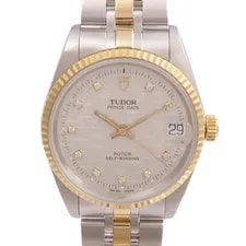 Tudor — Tudor Prince Date Diamond Automatic 74033G 18KYG SS Silver — Watch — resale