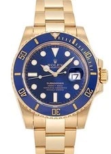 Rolex — Rolex Submariner Date 116618LB Yellow Gold 40mm Rotating Bezel Automatic #KMW145 — Watch — resale