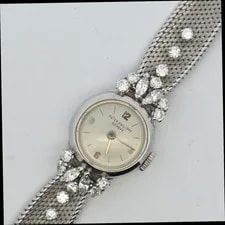 Patek Philippe — 18k White Gold Patek Philippe Diamonds Dress — Watch — resale