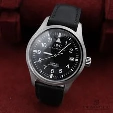 IWC — IWC Pilot Mark XV 3253 - 1999 - 2013, Steel 38mm Black Arabic Dial — Watch — resale