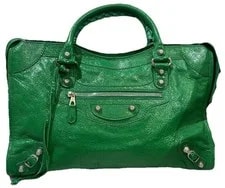 Balenciaga — Authentic Balenciaga Bright Crinkled Large City — Handbag — resale