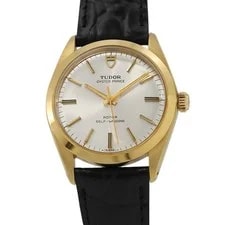 Tudor — Tudor Oyster Prince 35mm Gold Plated/Leather Silver Dial 9020 — Watch — resale