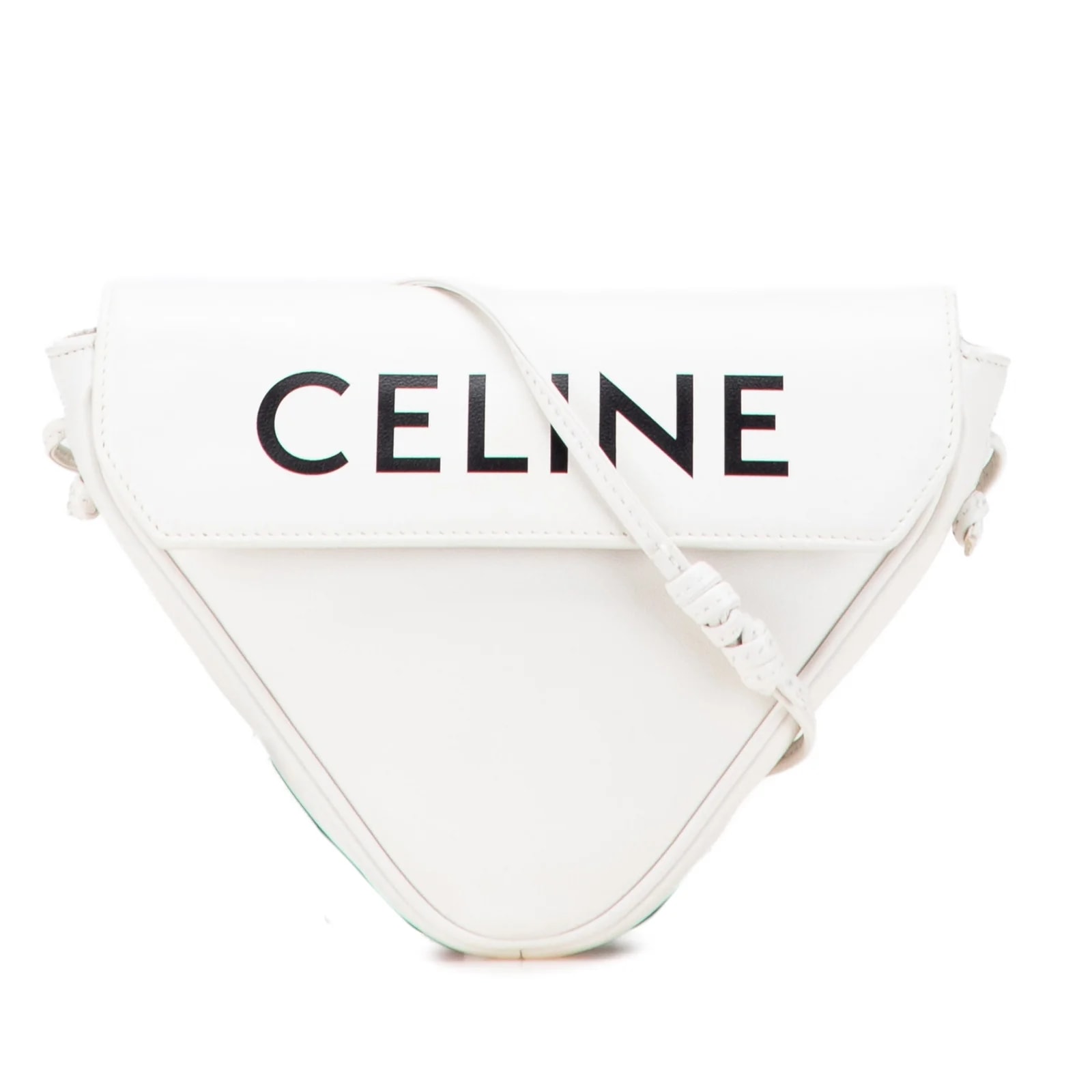 Celine — Logo Triangle Crossbody — Handbag — resale