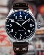 IWC — IWC Big Pilot's Black Dial IW329301 43mm 2 OEM Straps 3k Off Msrp — Watch — resale