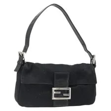 Fendi — Fendi Mamma Baguette Cotton Auth am11894A — Handbag — resale