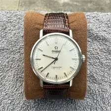 Omega — Omega Seamaster de Ville Automatic Waterproof Brown Leather Strap — Watch — resale