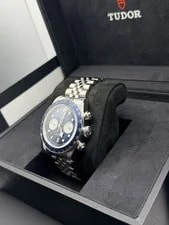 Tudor — Tudor Black Bay "Blue Boutique" Chronograph 79360B Blue Dial Jubilee — Watch — resale