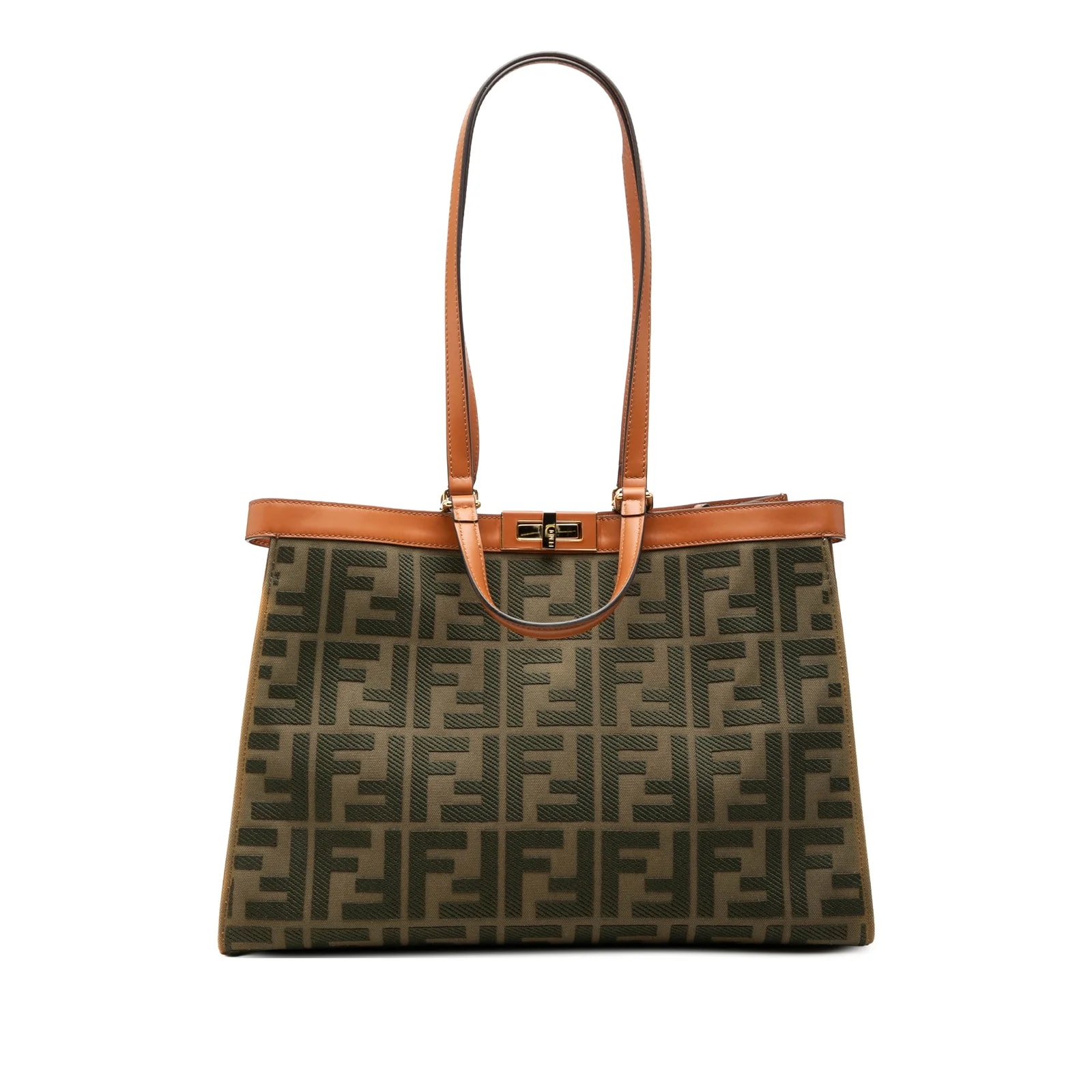 Fendi — Embroidered Peekaboo X — Handbag — resale