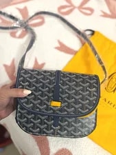 Goyard — New Goyard Belvedere Crossbody Adjustable Strap & Dust — Handbag — resale
