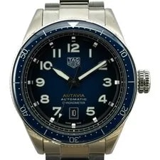 Tag Heuer — TAG Heuer Autavia Automatic Caliber 5 Chronometer WBE5116.EB0173 Blue Stainless — Watch — resale