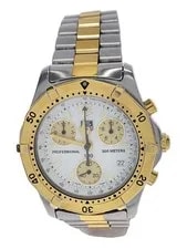 TAGHeuer Quartz Watch Analog Stainless WHT SLV — Watch — resale