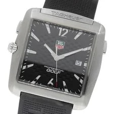 Tag Heuer — TAG Heuer Professional Sports: Golf WAE1111-0 Black Quartz SS Sports — Watch — resale