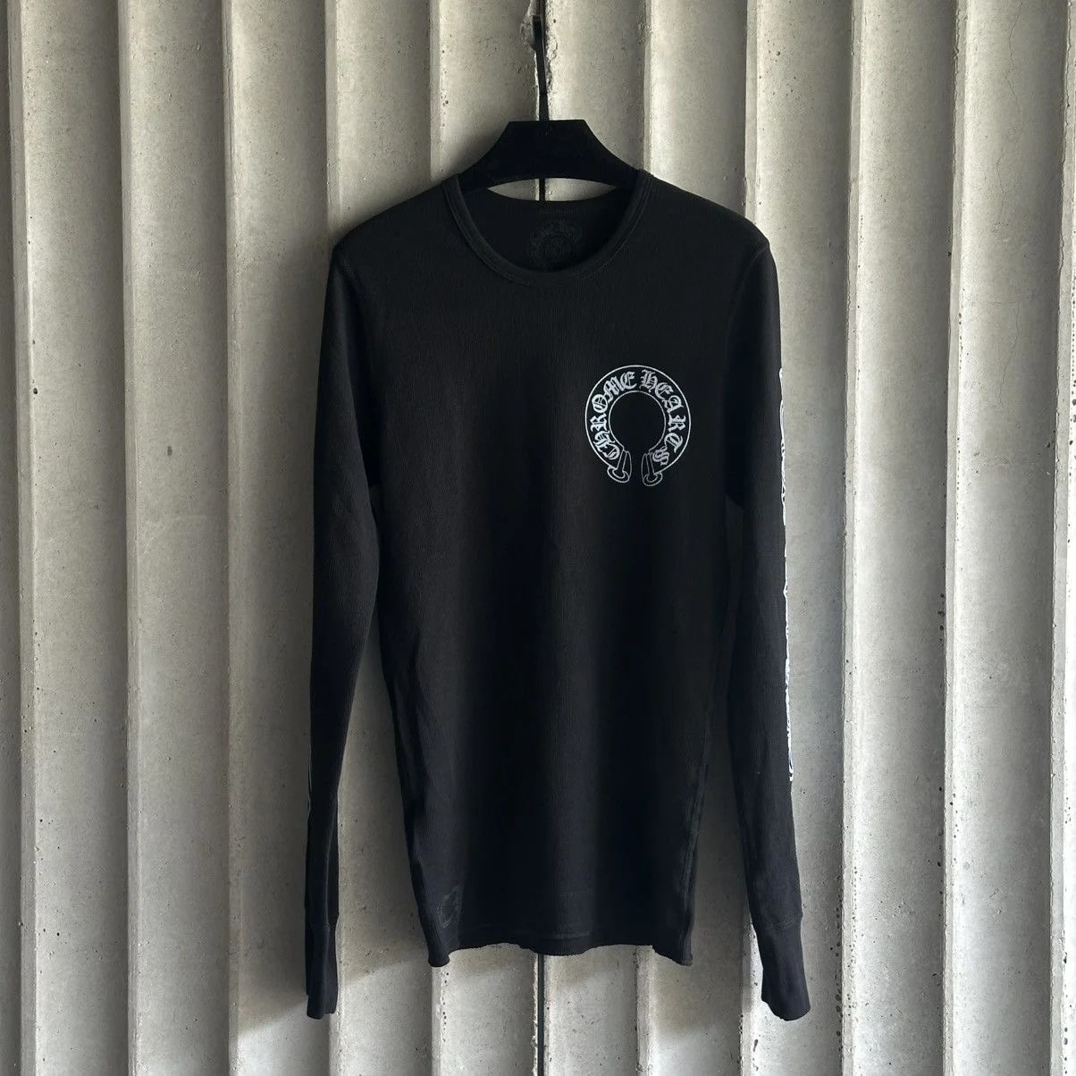 Chrome Hearts — Hearts Long TEE Waffle Floral ARM Print — streetwear — resale
