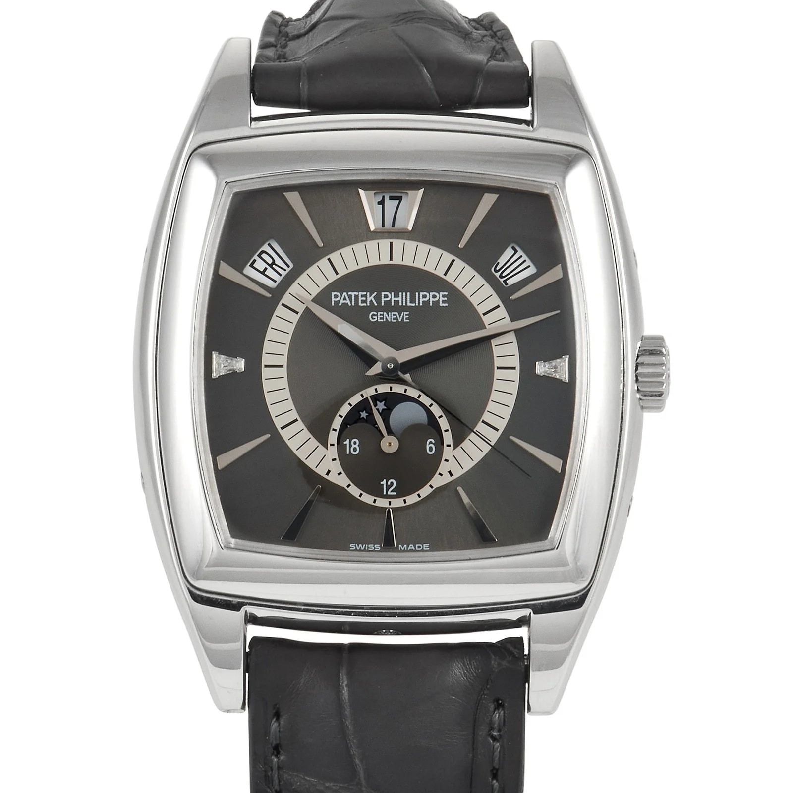 Worldofluxuryus — Patek Philippe Annual Calendar Platinum — Watch — resale