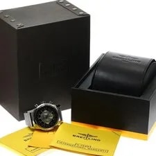 Breitling — Breitling Transocean Chronograph Unitime AB0510 46mm SS Black Dial Date #C045 — Watch — resale