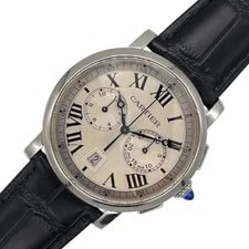 Cartier — Cartier Rotonde de Chronograph WSRO0002 Silver Stainless #OK975 — Watch — resale