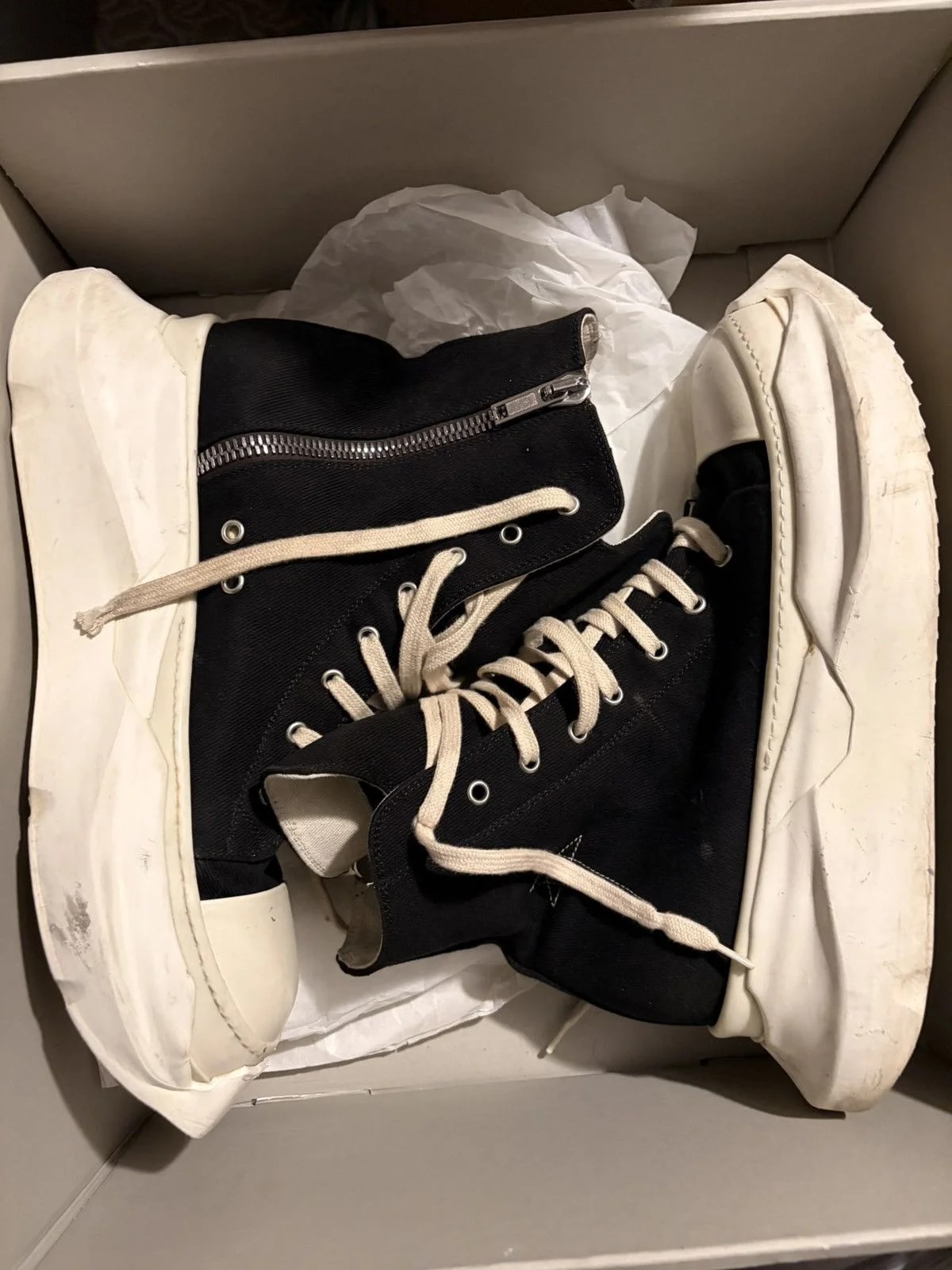 Rick Owens — Rick Owens Abstract Ramones — Sneaker — resale