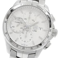 Tag Heuer — TAG Heuer Link CAT2011 Caliber 16 Chronograph Silver Dial Automatic 's_973121 — Watch — resale