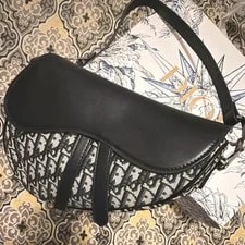 Dior — Dior Small Saddle / , , Detachable Strap — Handbag — resale