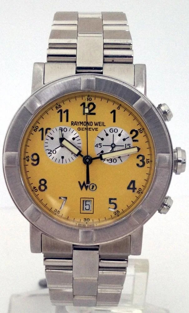 Raymond Weil — Raymond Weil W1 8000 Parsifal Chronograph Date Stainless Steel — Watch — resale