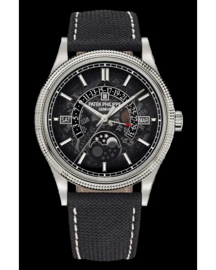 Worldofluxuryus — Patek Philippe Retrograde Perpetual Calendar 18K White Gold ’s — Watch — resale